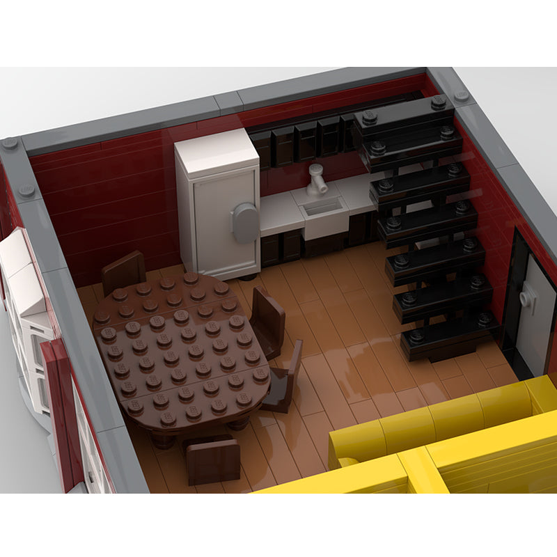 Goat Bricks Post Office Modular Building Building Blocks Model