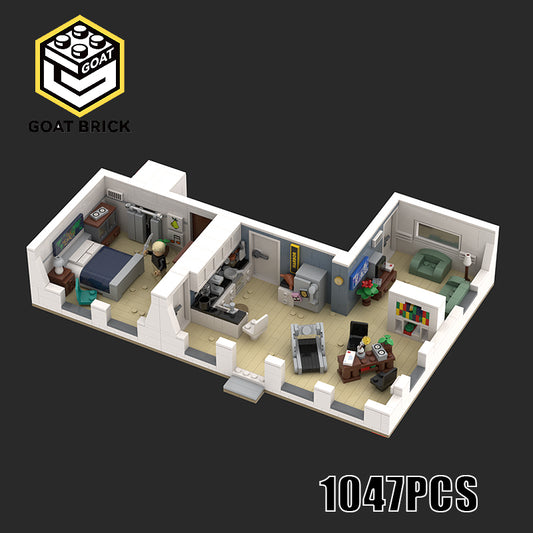 Goat Bricks Dexter Apartment - Dexter Morgan's Apartment! Building Blocks Model
