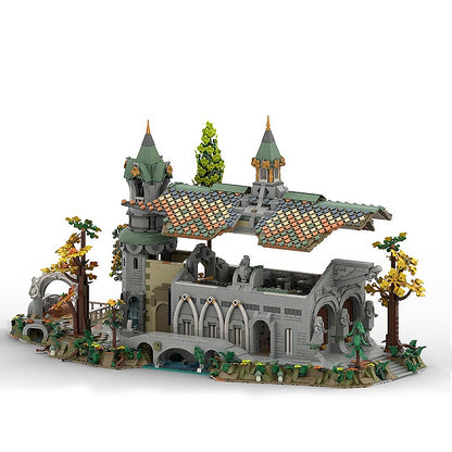 Goat Bricks Rivendell Horse Stables Building Blocks Model