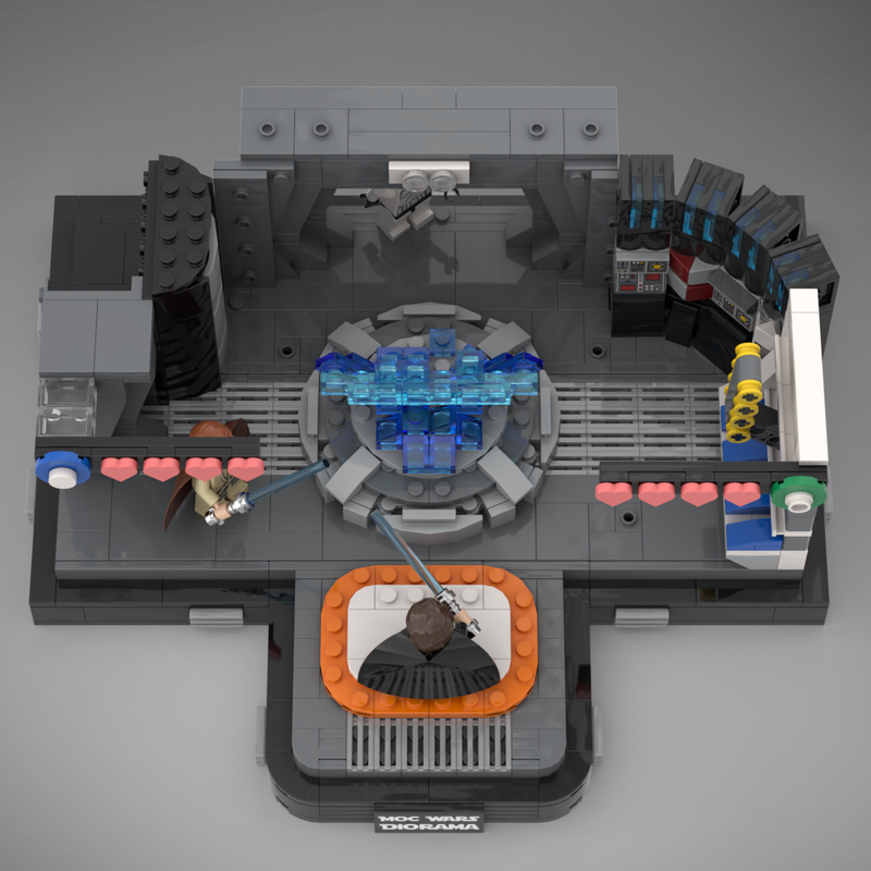 Goat Bricks Star Movie SW III: TCW - Hub Building Blocks Model