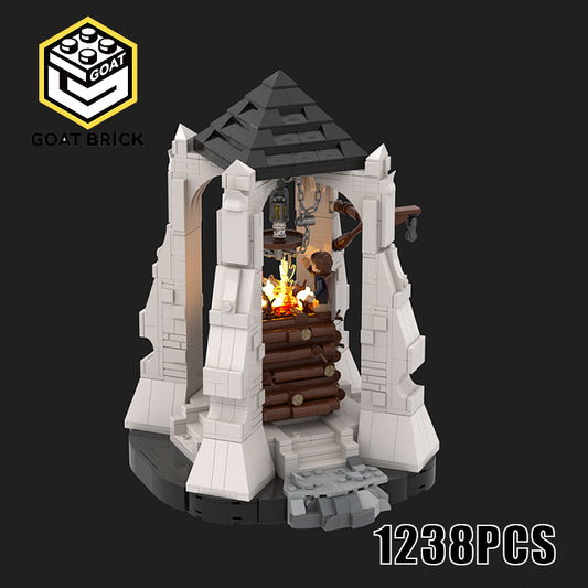 Goat Bricks Beacon of Gondor - Pippin's Courage Building Blocks Model