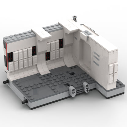 Goat Bricks Star Movie Tantive IV Hallway Expansion Building Blocks Model