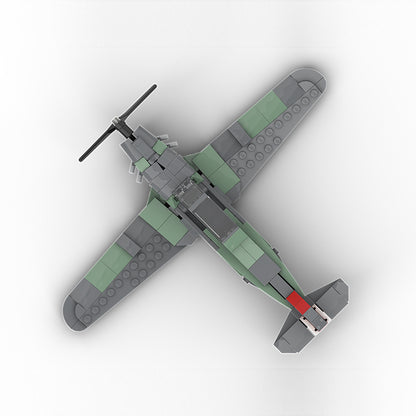 Goat Bricks Pilatus P-2 training aircraft (Messerschmitts) Building Blocks Model