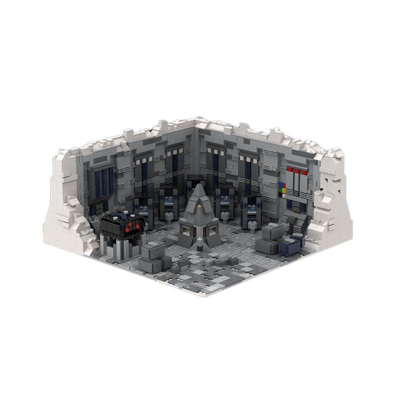 Goat Bricks Star Movie Echo Base P.3: Command Center Building Blocks Model