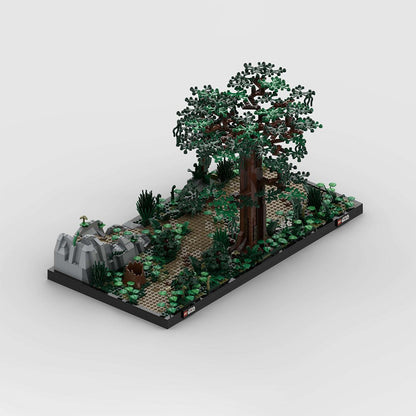 Goat Bricks Star Movie Endor Diorama Building Blocks Model