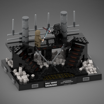 Goat Bricks Star Movie Carbonite Freezing Chamber Duel Building Blocks Model