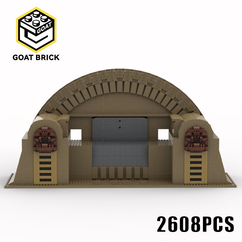 Goat Bricks Star Movie Boba Fett Mega Throne Building Blocks Model