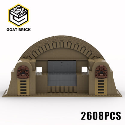 Goat Bricks Star Movie Boba Fett Mega Throne Building Blocks Model
