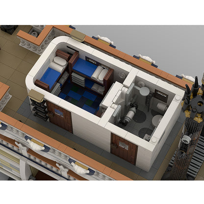 Goat Bricks Steamboat - widened Building Blocks Model