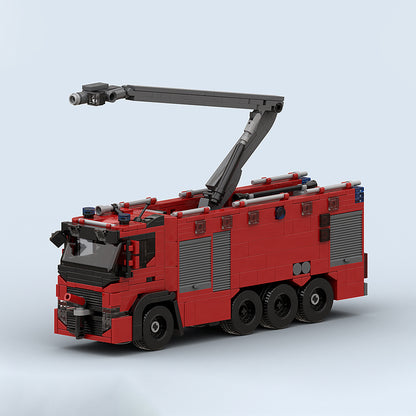 Goat Bricks NHN Fire Foam Tender Building Blocks Model