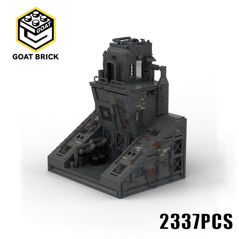 Goat Bricks Star Movie SW - Coruscant Lower Levels Building Blocks Model