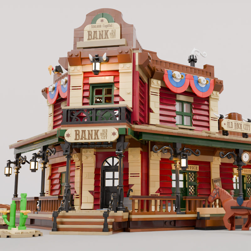 Goat Bricks OLD ROCK CITY Building Blocks Model