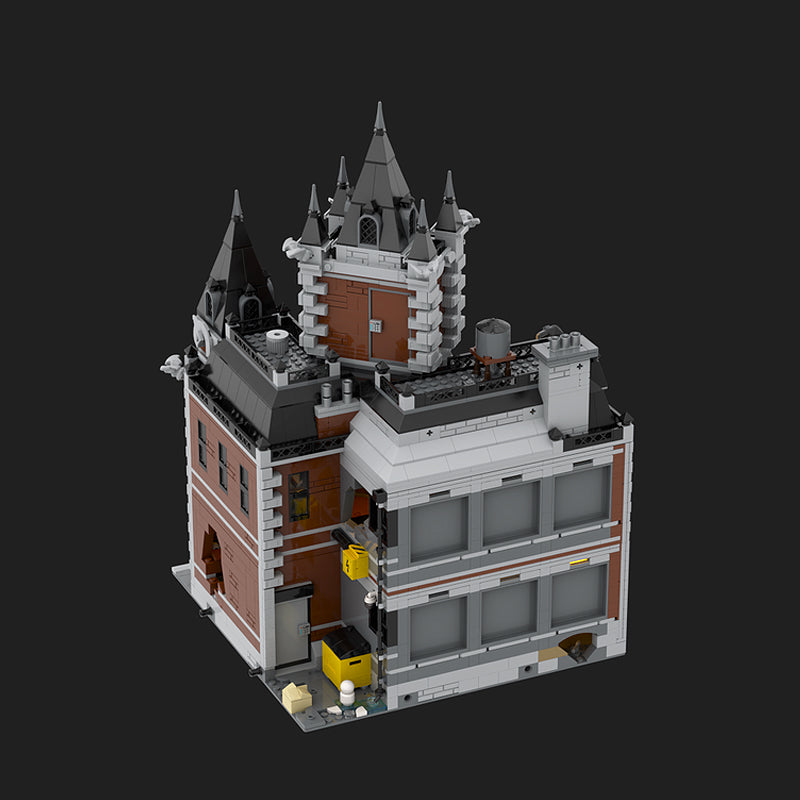 Goat Bricks Arkham Asylum - Expansion (Tower) Building Blocks Model