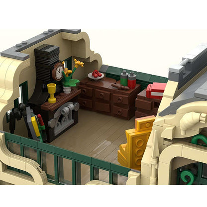 Goat Bricks City Modular #11 - The Verdant Atelier Building Blocks Model