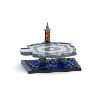 Goat Bricks Star Movie Touchdown on Kamino Building Blocks Model