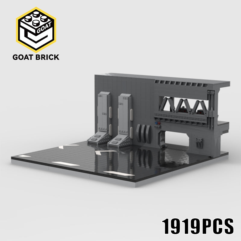 Goat Bricks Star Movie Lego Imperial Hangar Building Blocks Model