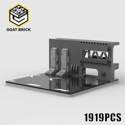 Goat Bricks Star Movie Lego Imperial Hangar Building Blocks Model