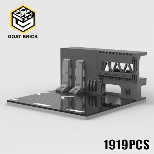 Goat Bricks Star Movie Lego Imperial Hangar Building Blocks Model