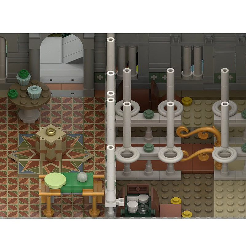 Goat Bricks Rivendell Horse Stables Building Blocks Model