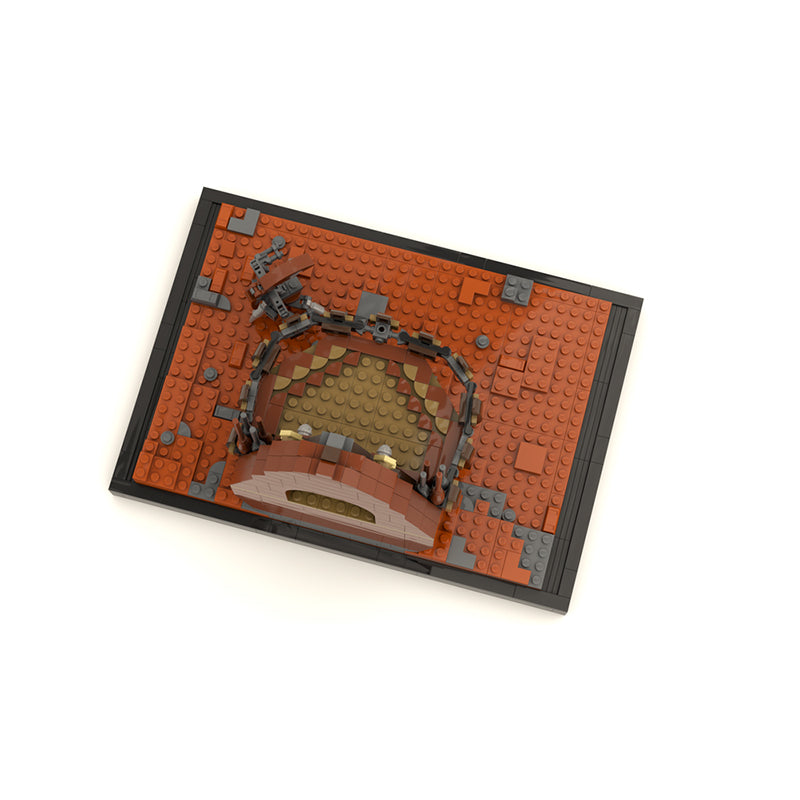 Goat Bricks Star Movie Geonosian Arena Building Blocks Model