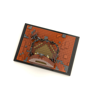 Goat Bricks Star Movie Geonosian Arena Building Blocks Model