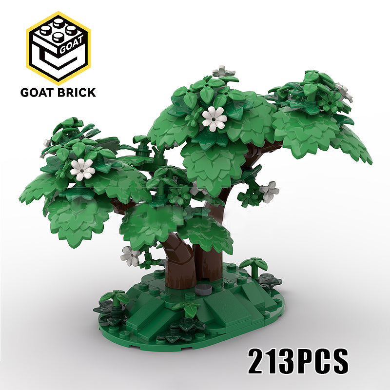 Goat Bricks Plants and Trees Collection: Rowan Trees Building Blocks Model