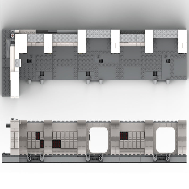 Goat Bricks Star Movie Tantive IV Hallway Expansion Building Blocks Model