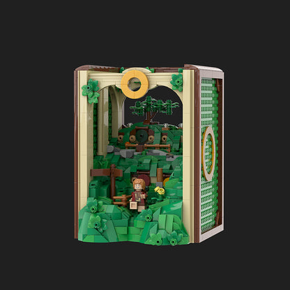 Goat Bricks Book Nook - Bilbo's Adventure Building Blocks Model