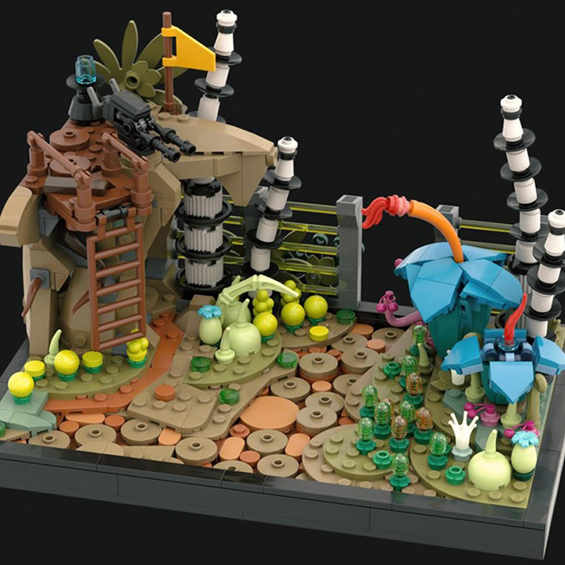 Goat Bricks Star Movie Felucia Diorama - Order 66 Building Blocks Model
