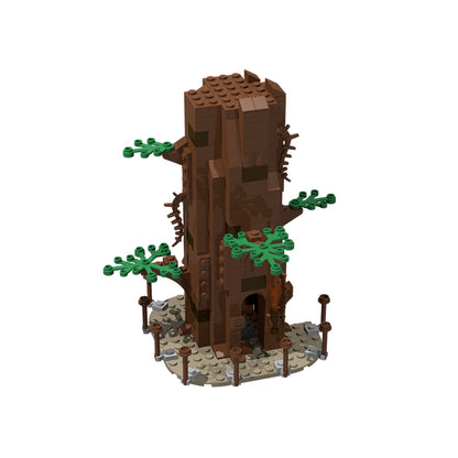 Goat Bricks Star Movie Endor Ewok Tree Building Blocks Model