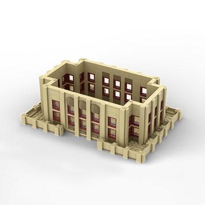 Goat Bricks Modular - Empire Brick Building (EMPTY)Building Blocks Model
