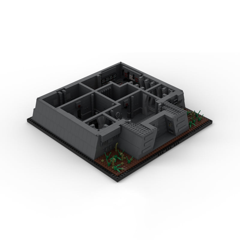 Goat Bricks Star Movie SW - Imperial Bunker on Endor Building Blocks Model