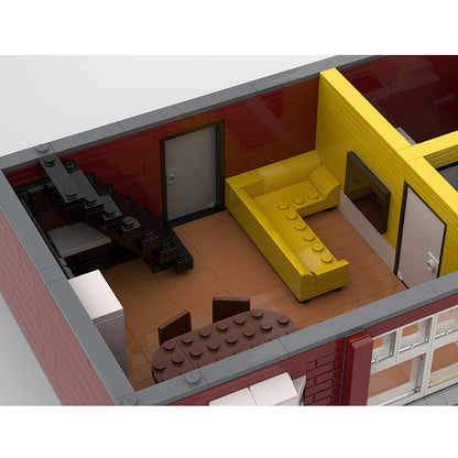 Goat Bricks Post Office Modular Building Building Blocks Model