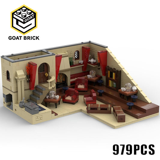 Goat Bricks Magical Movie Magical Divination Classroom Building Blocks Model