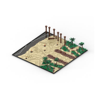 Goat Bricks Star Movie Kashyyyk Beach Building Blocks Model
