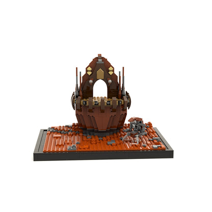 Goat Bricks Star Movie Geonosian Arena Building Blocks Model