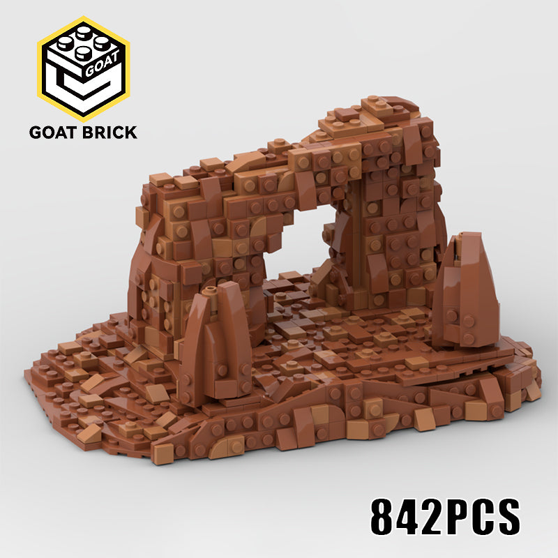 Goat Bricks Star Movie Geonosis Big Landscape MOC Building Blocks Model