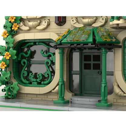 Goat Bricks City Modular #11 - The Verdant Atelier Building Blocks Model