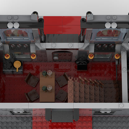Goat Bricks Morticia's Mansion - Modification of Set 76786 Building Blocks Model