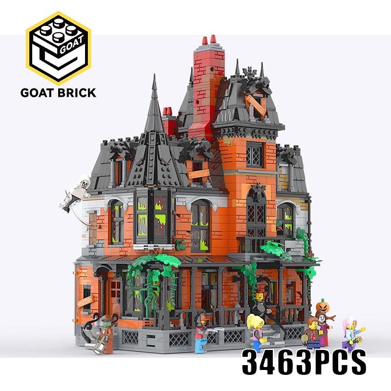 Goat Bricks The Haunted House Building Blocks Model
