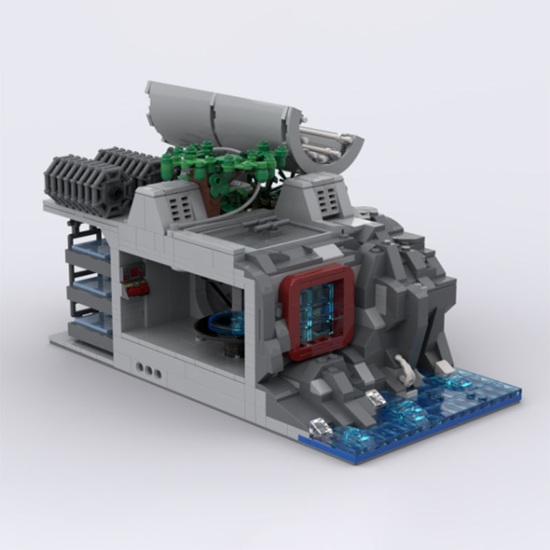 Goat Bricks Star Movie Small Clone Outpost Building Blocks Model