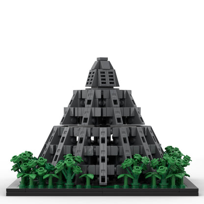 Goat Bricks Star Movie Yavin 4 Rebel Base - Architecture Scale Building Blocks Model