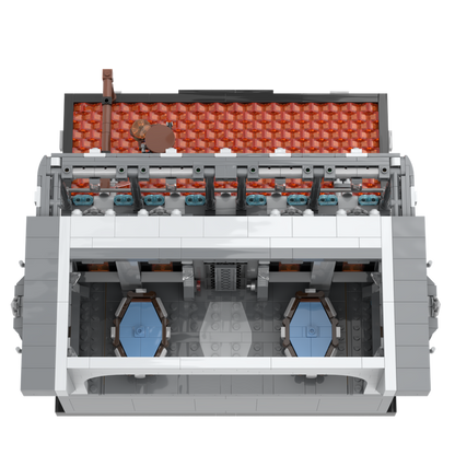 Goat Bricks Star Movie Separatist War Room on Mustafar Building Blocks Model