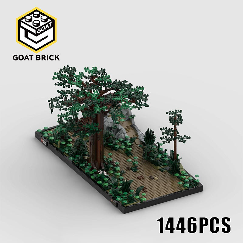 Goat Bricks Star Movie Endor Diorama Building Blocks Model