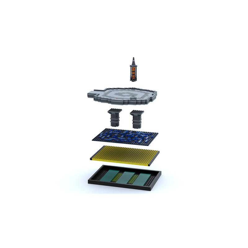 Goat Bricks Star Movie Touchdown on Kamino Building Blocks Model