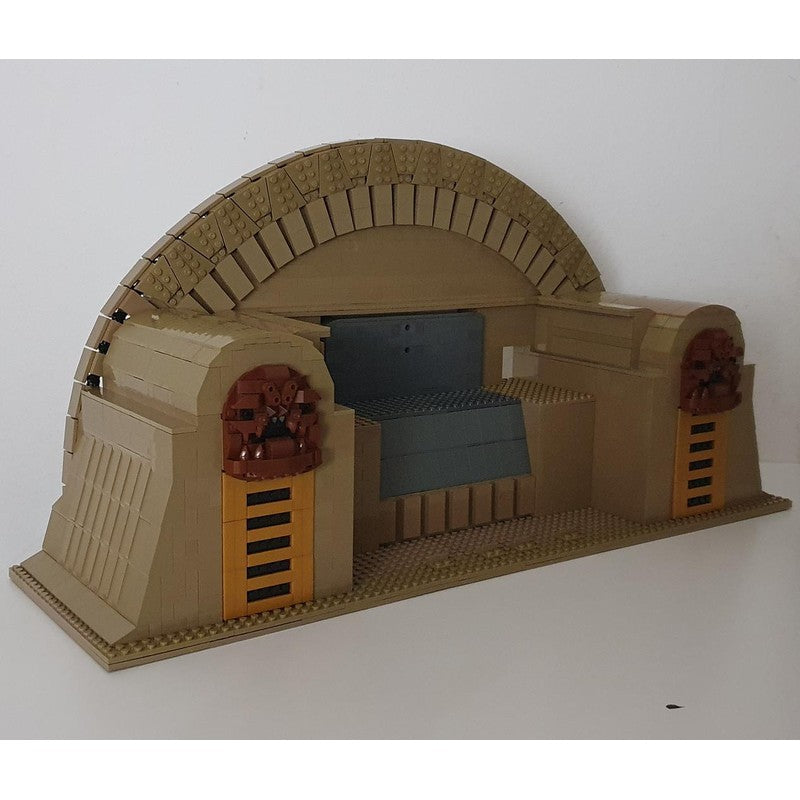 Goat Bricks Star Movie Boba Fett Mega Throne Building Blocks Model