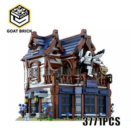 Goat Bricks Andwraith's BAKERY [the Rainy Street Series] Building Blocks Model