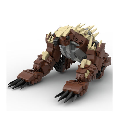 Goat Bricks Echidna Owlbear Building Blocks Model
