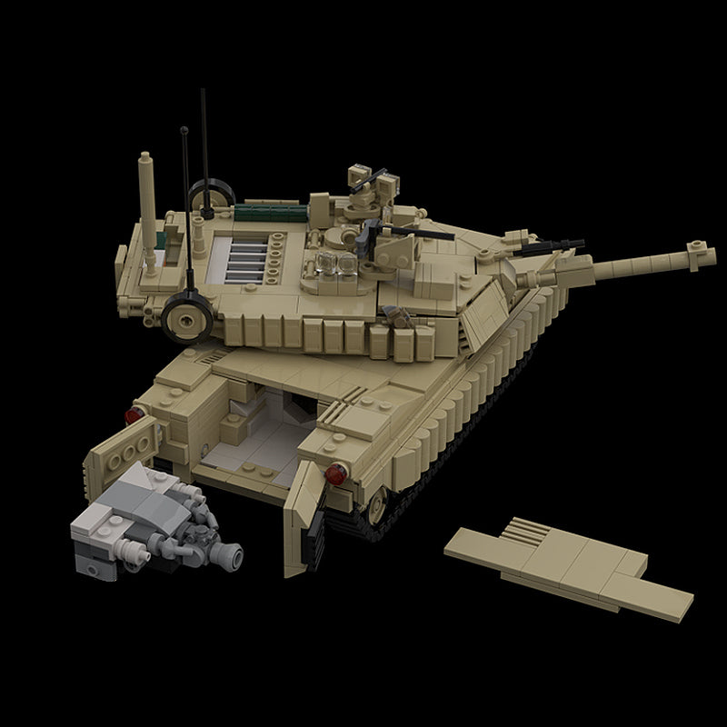 Goat Bricks M1A2 Abrams SEP TUSK V2 Building Blocks Model