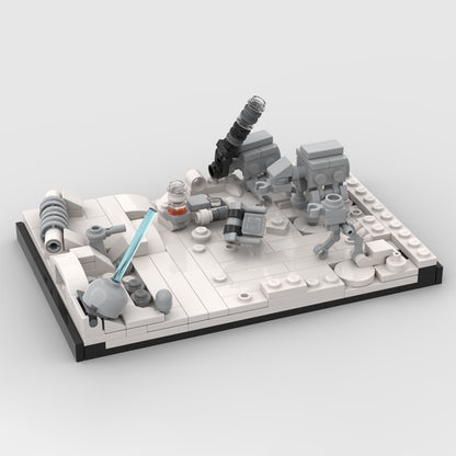 Goat Bricks Star Movie Battle of Hoth Building Blocks Model